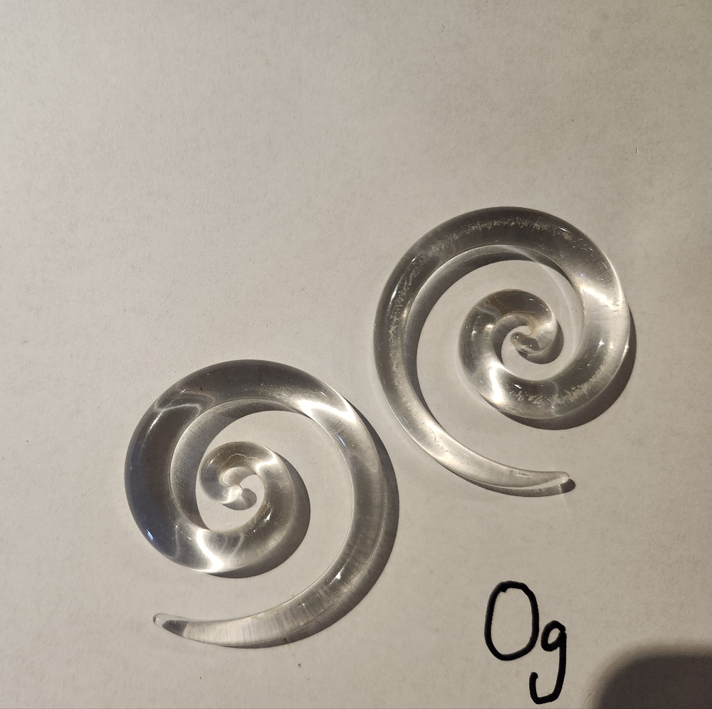 Clear Spiral Gauges